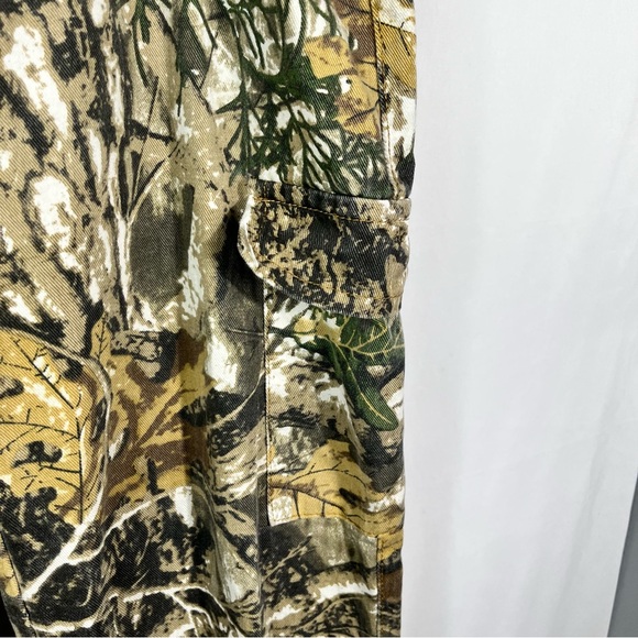 Shein Camo Camouflage High Waisted Cargo Pocket Jeans Pants Large Tall LT Retro - Picture 2 of 4